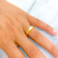 18k-gold-Graceful Classy Diamond Ring 