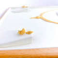 22k Contemporary Gold Necklace Set