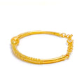 Glistening 22k gold Flexi Bangle Bracelet