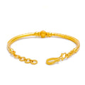 Glistening 22k gold Flexi Bangle Bracelet