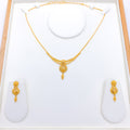 22k Gold Dainty Lightweight Necklace Set