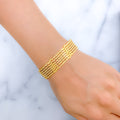 Chic Slender Gold Bangles