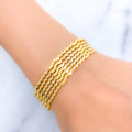 Chic Slender Gold Bangles