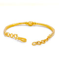 Lavish Fine 22k gold Flexi Bangle Bracelet