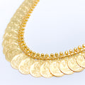 Gold Lakshmi Coin 22k Gold Mala