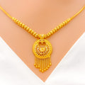 22k-gold-Stunning Chand Drop Necklace Set