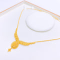 Lightweight Hanging Tassel 22k Gold Set