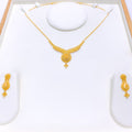 Lightweight Hanging Tassel 22k Gold Set