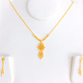 Fancy Drop + Tassel Necklace Set