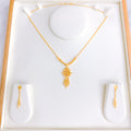 Fancy Drop + Tassel Necklace Set