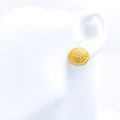 Blooming Floral 22k Gold CZ Top