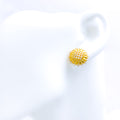 Exclusive Sunflower 22k Gold Earrings