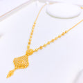 Glistening Bead Necklace 22k Gold Set