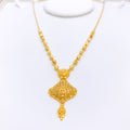 Glistening Bead Necklace 22k Gold Set