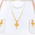 Glistening Bead Necklace 22k Gold Set