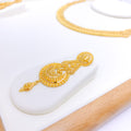 Stunning Paisley Choker 22k Gold Set