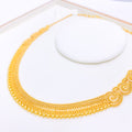 Stunning Paisley Choker 22k Gold Set