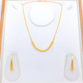 Elegant 22k Gold Orb Necklace Set