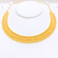 Regal Bead Lined Choker 22k Gold Set