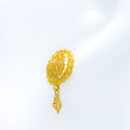 Radiant Tassel 22k Gold Earrings
