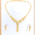 Graduated Flower Necklace Set