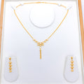 Exclusive Beaded 22k Gold Necklace Set