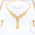 Graduated Flower Necklace Set