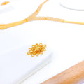 Chic Golden Leaf Necklace Set