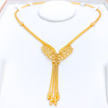 Posh Hanging Tassel Necklace Set