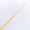 Dainty Flat 22k Gold Bracelet