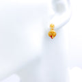 Chic Bell Accented CZ Jhumki