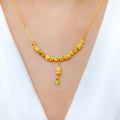 Unique Accented 22k Gold Necklace