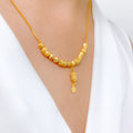 Unique Accented 22k Gold Necklace