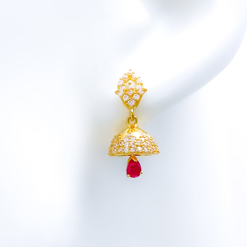 Upscale CZ Jhumki