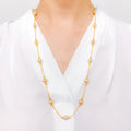 Elevated Criss Cross Long Necklace
