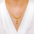 22k Gold Alternating Beaded Necklace