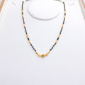 Simple 5 Bead Mangal Sutra Necklace