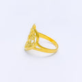 Gorgeous Heart Wire 22k Gold Ring