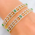 18k-gold-stunning-emerald-diamond-bangle