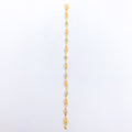 Upscale Slender 22k Gold CZ Bracelet