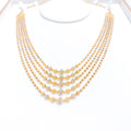 Modern Two-Tone Five Lara Necklace Set