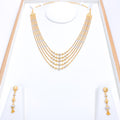 Modern Two-Tone Five Lara Necklace Set