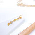 Dressy Two-Tone Necklace 22k Gold Set