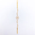 Fancy CZ 22k Gold Bracelet