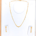 Graduated Gold Orb Necklace Set