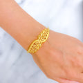 22k-gold-graceful-leaf-bangle-bracelet