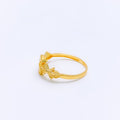 Lovely Dainty Marquise 22k Gold Ring