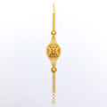 Elevated Meenakari Chain 22k Gold Bracelet