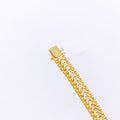 Trendy Men's Link 22k Gold Bracelet