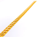 Fancy Reflective Men's 22k Gold Bracelet